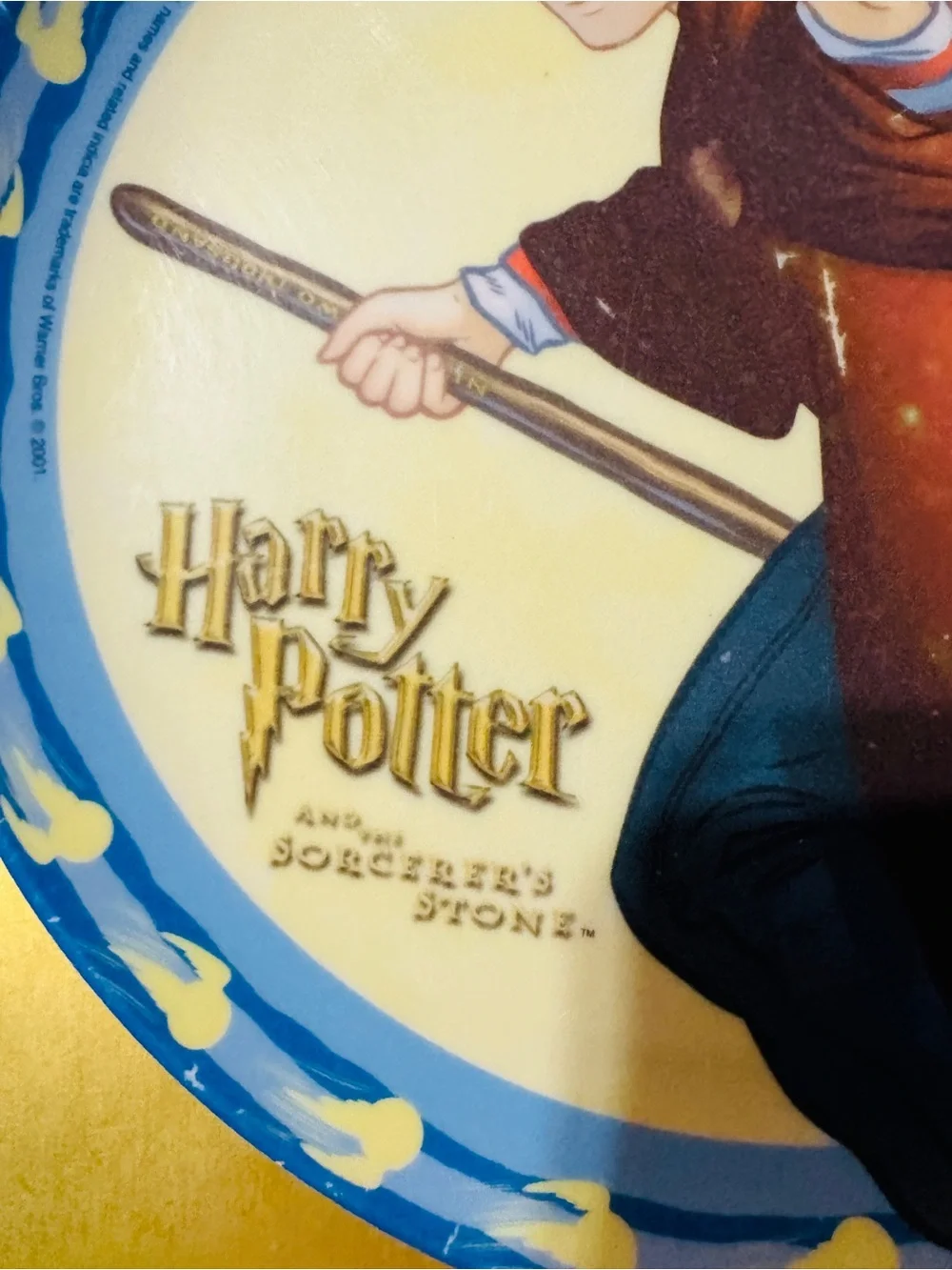 Harry Pottery And The Sorcerer’s Stone Melamine Kids Plate Y2K 2001 Warner Bros